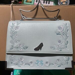 Loungefly Disney Cinderella Crown Handle Crossbody Bag